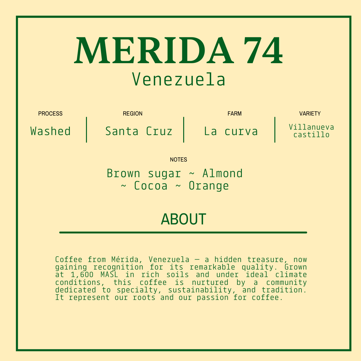 Coffee Subscription - Monthly