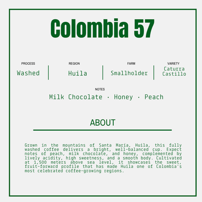 COLOMBIA 57 - HUILA